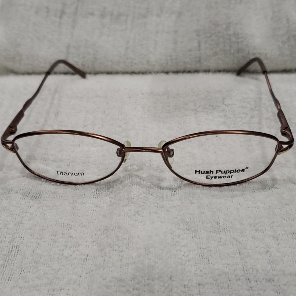 Hush puppies Titanium bronze ladies eyeglass frame
